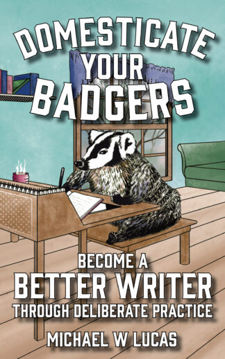 DYB front cover, a cute badger